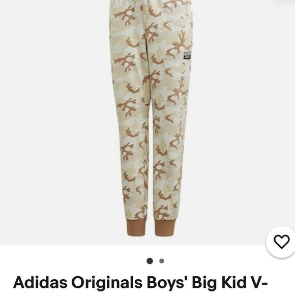 Adidas Beige and Tan Patterned Pants - Picture 2 of 6